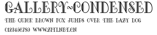 Gallery-Condensed.ttf字體轉換器圖片