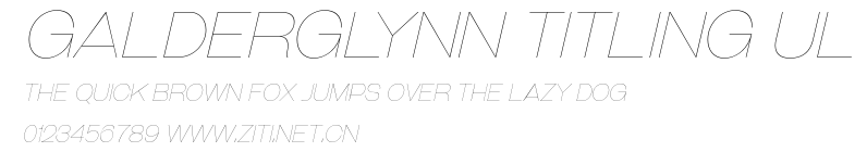 Galderglynn Titling Ul.ttf字體轉換器圖片