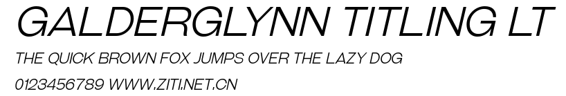 Galderglynn Titling Lt.ttf字體轉換器圖片