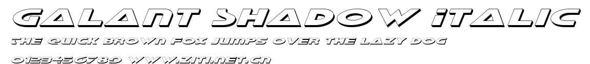 Galant Shadow Italic.ttf字體轉換器圖片