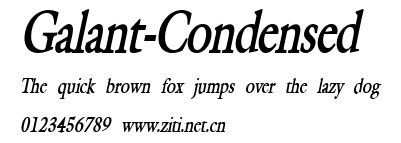 Galant-Condensed.ttf字體轉換器圖片