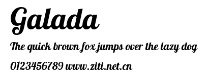 Galada.ttf字體轉換器圖片