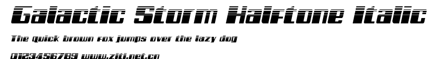 Galactic Storm Halftone Italic.ttf