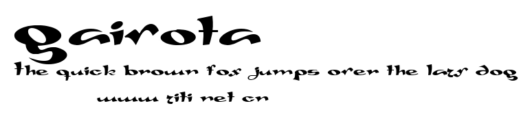 Gaivota.ttf字體轉換器圖片
