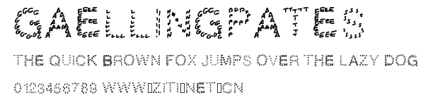 Gaellingpates.ttf字體轉換器圖片