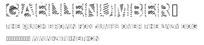 GaelleNumber6.ttf字體轉換器圖片