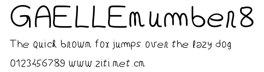 GAELLEnumber8.ttf