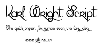 Karl Wright Script.ttf
