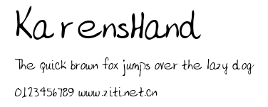 KarensHand.ttf
