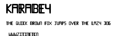 Karabey.ttf字體轉換器圖片