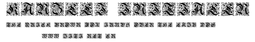 Kanzlei-Initialen.ttf字體轉換器圖片
