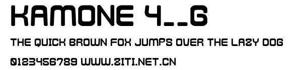 Kamone 4__G.ttf字體轉換器圖片