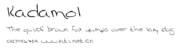 Kadamol.ttf