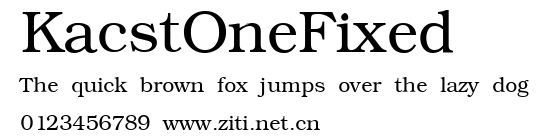 KacstOneFixed.ttf字體轉換器圖片