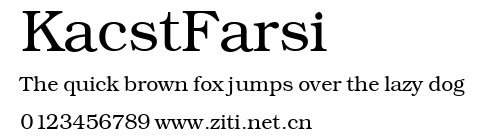 KacstFarsi.ttf字體轉換器圖片
