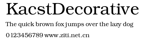 KacstDecorative.ttf字體轉換器圖片