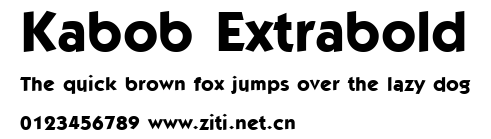 Kabob Extrabold.ttf字體轉換器圖片