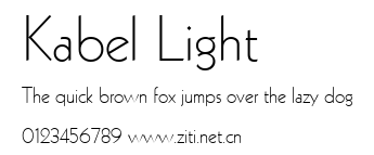 Kabel Light.ttf
