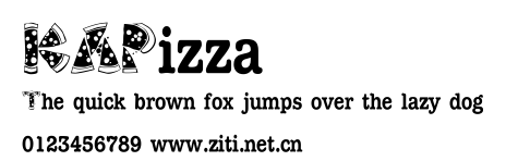 KAPizza.ttf字體轉換器圖片