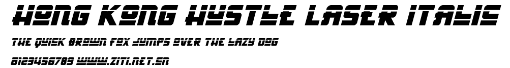 Hong Kong Hustle Laser Italic.ttf