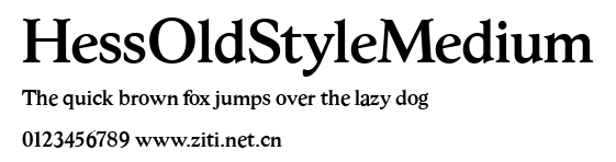 HessOldStyleMedium.ttf字體轉換器圖片