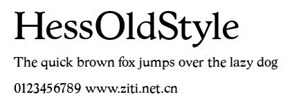 HessOldStyle.ttf字體轉換器圖片