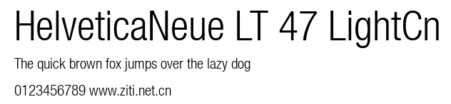 HelveticaNeue LT 47 LightCn.ttf