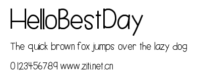 HelloBestDay.ttf