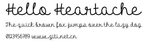 Hello Heartache.ttf