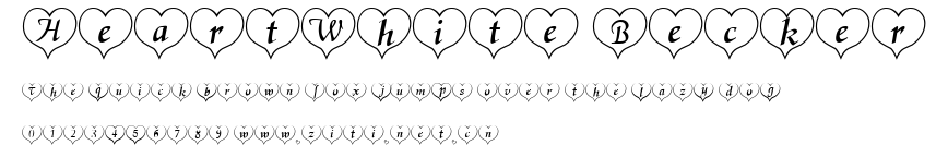 HeartWhite Becker.ttf