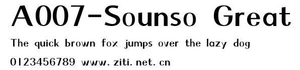 A007-Sounso Great.ttf