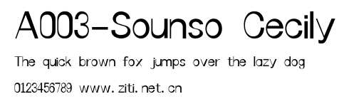 A003-Sounso Cecily.ttf