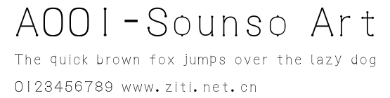 A001-Sounso Art.ttf