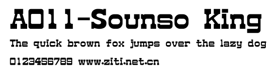 A011-Sounso King.ttf