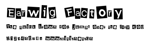 Earwig Factory.ttf