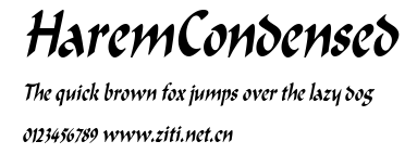 HaremCondensed.ttf