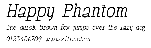 Happy Phantom.ttf字體轉換器圖片