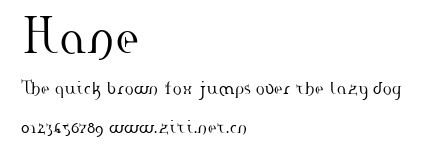 Hane.ttf