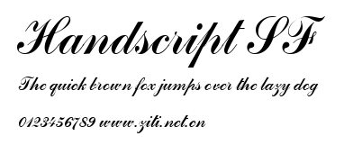 Handscript SF.ttf