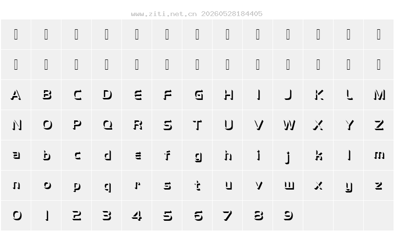 字符映射圖