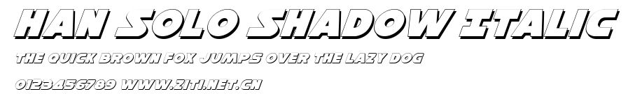 Han Solo Shadow Italic.ttf