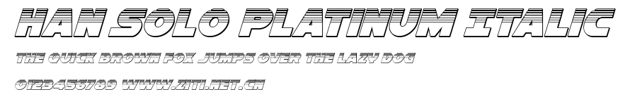 Han Solo Platinum Italic.ttf