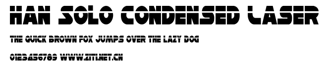 Han Solo Condensed Laser.ttf