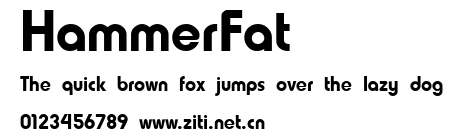 HammerFat.ttf字體轉換器圖片