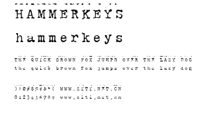 HammerKeys.ttf字體轉換器圖片