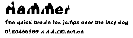 Hammer.ttf字體轉換器圖片
