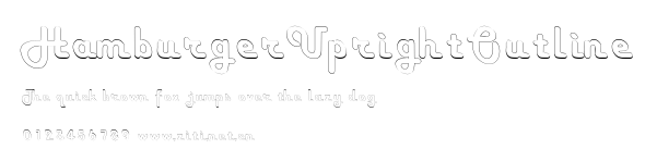 HamburgerUprightOutline.ttf字體轉換器圖片