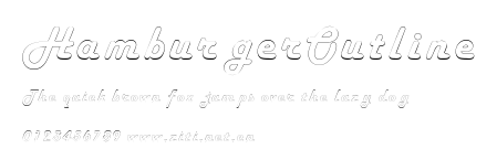 HamburgerOutline.ttf字體轉換器圖片