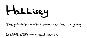 Hallisey.ttf