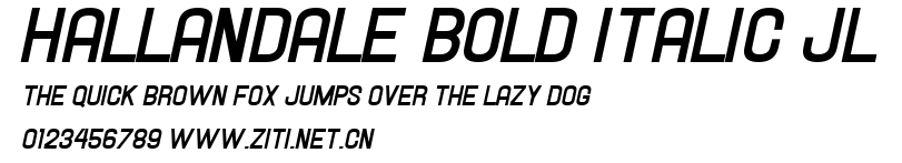 Hallandale Bold Italic JL.ttf